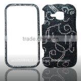 Crystal Bling Snap on Faceplate Cover Case for Samsung Galaxy Indulge-SCH-R910 brand new