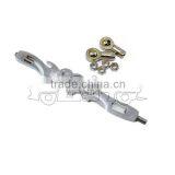 BJ-SL288-08 Custom Three Centered Skulls Aluminum Chrome Motorbike Shift Linkage thumbnail-2