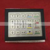 OEM/ODM Metal Keypad With Frame