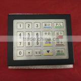 OEM/ODM metal keypad with frame