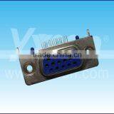 D-SUB Connector Three Row With Locating Pegs Blue Color HDR Connector thumbnail-1