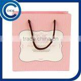 Pink Color Elegant Design Beautiful Paper Bag For Gift & Shopping