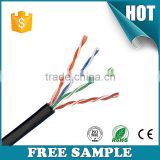 best price 2 pairs/4 pairs 24awg utp cat5e lan cable