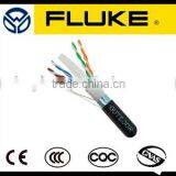 Underground Outdoor Waterproof CAT5e Cat6 UTP LAN Cable Vertical Cable Go Green CCA CCS PE PVC Jackets thumbnail-1