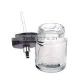 2pcs/lot Air Brush Glass Bottle Jar AS-41 thumbnail-5