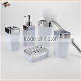 5 Piece Transparent Acrylic Bathroom Accessories Cellection thumbnail-1