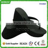 All Black EVA Outsole Eva Flip Flops For Girl thumbnail-3