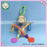 Children Plush Baby Toy Monkey With Ring