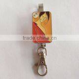 Fashion Zinc Alloy Enamel Zodiac Keychain Finder Made in China
