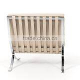 Modern Lobby Sofa Chair, Modern Style Leather Sofa, Barcelona Chair With Ottoman SF-505 thumbnail-4