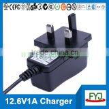 Lithium Ion Battery Charger 12.6v 1a for 3S Lithium Ion Battery Pack 11.1v YJP-126100 thumbnail-2
