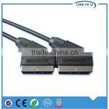 Lianfali Wholesale Scart21 Male TO Scart21 Male Scart to Bnc Cable Hdd Media Player Scart thumbnail-1