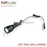 POPPAS C8 T6 10w High Powerful Reflector Rechargeable Led Flashlight thumbnail-2