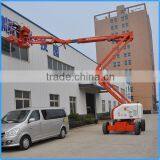 Joystick Controls Compact Articulated Boom Lift ,low Pay Boom Loader With 250kg Lifting Capacity for Sale thumbnail-3