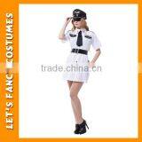 PGWC2581 Carnival Hot Selling High Quality Sexy 100% Polyester Fantasy Police Women Party Costume thumbnail-2