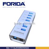 Aluminum usb hub Driver 7 Ports with Competitive Price