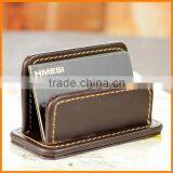 High-end Creative Leather Business Card Holder Business Card Holder Card Case Leather Office Supplies Desktop Storage Finishing thumbnail-5