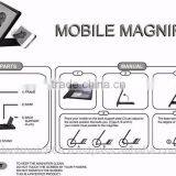 2015 Hot Selling Folding Portable Mobile Phone HD Screen Magnifierfor Iphone/samsung/smartphone,Mobile Phone a Magnifying Glass thumbnail-6