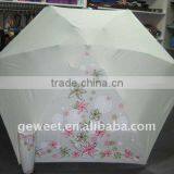3 Folding Hand Open Wine Bottle Flower Umbrella for Sale
