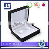 Special Export Trade PU Leather Men Cufflinks Box Jewelry Storage Box Quality Choice thumbnail-2