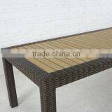 Outdoor Weave Furniture Dining Table Customized