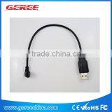Right Angle Micro USB B Male To USB Male SYNC Data Converter Cable