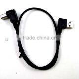 NEW For HP CANON DELL PRINTER CABLE CORD USB 2.0 Right Angle A To Angle B Adapter