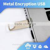 Sliver-color, Metal-material, and 8GB Capacity Encryption USB