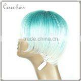 China Xuchang Ceres Company Top Quality Human Hair Indian Remy Virgin Hair Half Wig thumbnail-4