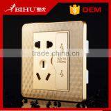 China factory OEM 5V, 2100mA dual USB smart wall socket for multi port usb chargers