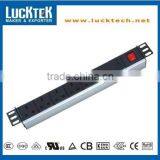 19" 1.0U 5 WAY UK TYPE PDU
