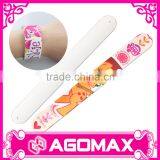 Cheap Custom Reflective Silicone Wristband Slap Wristband Factory thumbnail-4