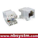 UTP Cat.5e Keystone Jack 180 Degree