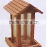 LEAFFY-Red Cedar Wood Bird Feeder BF3114 thumbnail-1