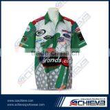 Full Sublimation Printing Green Racing Suit thumbnail-4