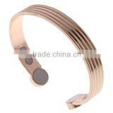 100% Guaranteed Quality Pure Solid Copper Energy Bangle Magnetic Bracelet Men or Women for Arthritis Quality Choice thumbnail-4