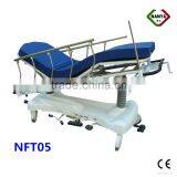 Hydraulic patient stretcher bed, emergency patient trolley