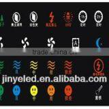 Full Color Digit Led Display ,digital Led Display Used for Domestic Applicance Purifier/digit Led Display Used for Humidifier