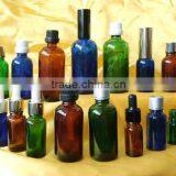 Coloured Glass Essential Oil Bottle