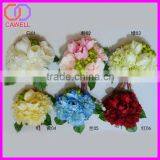 Artificial Peony Bouquet Blue Artificial Flower Bouquet Artificial Rose Bouquet thumbnail-5