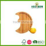 2016 Amazon Best Seller Moon Shaped Bamboo Dishes Plate thumbnail-4