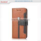 New Design Flip Wallet Crazy Horse Smart Leather Case for Iphone 5 5s 6 6s 7 Plus thumbnail-2