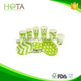 020016 HOTA party sets New Year/Birthday Themed Paper Party Tableware Set for 6 people