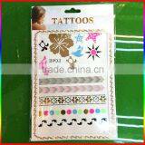 Metallic Gold Sexy Nake Woman Body Skin Safe Temporary Fluorescent Tattoo Sticker thumbnail-1