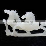 2015 High Quality Carved Jade Horse Statue Best Home Decoration thumbnail-5