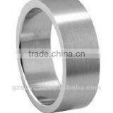 Plain Stainless Steel High Polish Wedding Ring thumbnail-1