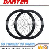 Reduce the drag 50mm depth customization 700c high quality road bike wheels