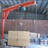 360 Degree Rotating Floor Mounted 1-5 Ton Pillar Hoist Small Jib Crane Price thumbnail-4