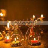 ANGEL CRYSTAL CANDLE STICK GLASS HOLDER WITH ANGLE WING thumbnail-2