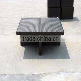 Saving Sapce Outdoor Furniture Synthetic Rattan Wicker Dining Table And Chair thumbnail-4